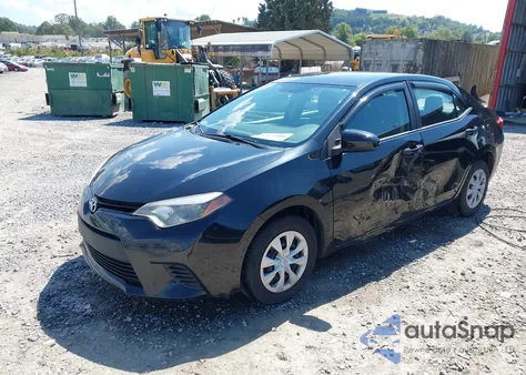 2016 Toyota Corolla L из США, поврежденный, VIN 5YFBURHE1GP373503